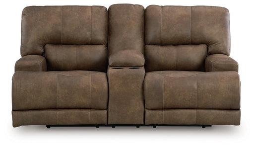 Beckley Place Power Reclining Loveseat with Console - Abundant Home Collections