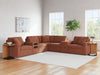 Modmax Balanced Sectional with Audio and Storage Consoles - Abundant Home Collections