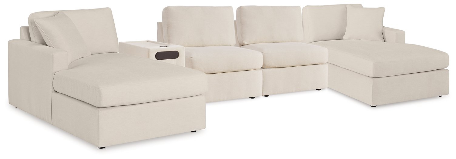 Modmax 5 Piece Sectional with Audio Console - Abundant Home Collections