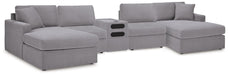 Modmax 5 Piece Sectional with Audio Console - Abundant Home Collections