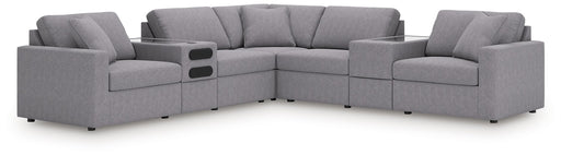 Modmax Balanced Sectional with Audio and Storage Consoles - Abundant Home Collections