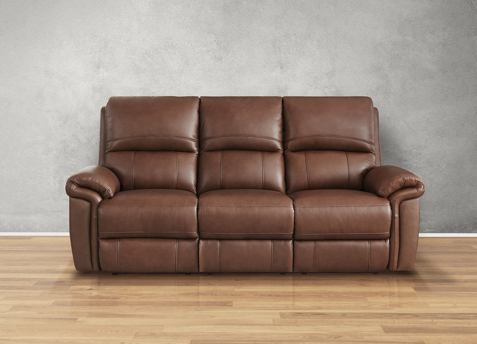 Monica Leather Reclining Loveseat