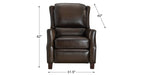 Kirk Leather Manual Recliner