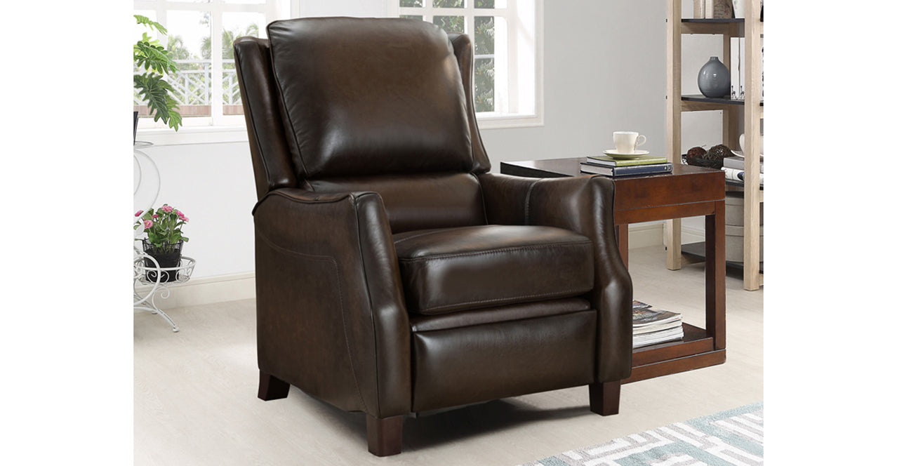Kirk Leather Manual Recliner
