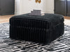 Midnight-Madness Oversized Accent Ottoman - Abundant Home Collections