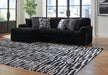 Midnight-Madness Sectional Sofa with Chaise - Abundant Home Collections