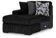 Midnight-Madness Sectional with Chaise - Abundant Home Collections