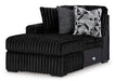 Midnight-Madness Sectional with Chaise - Abundant Home Collections