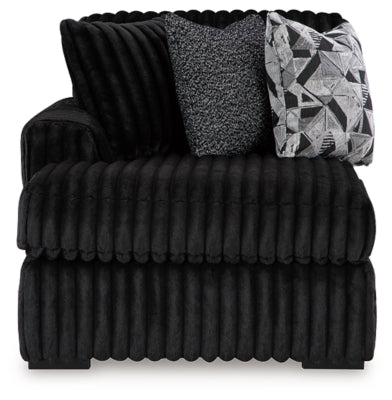 Midnight-Madness Sectional Sofa with Chaise - Abundant Home Collections