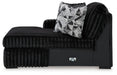 Midnight-Madness Sectional with Chaise - Abundant Home Collections