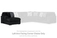 Midnight-Madness Sectional Sofa with Chaise - Abundant Home Collections