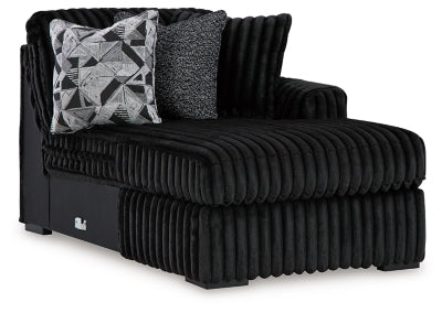Midnight-Madness Sectional Sofa with Chaise - Abundant Home Collections