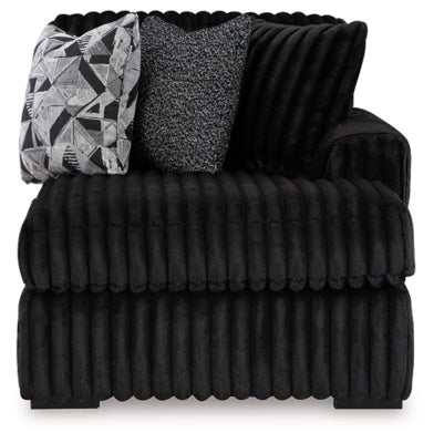 Midnight-Madness Sectional Sofa with Chaise - Abundant Home Collections