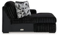 Midnight-Madness Sectional with Chaise - Abundant Home Collections