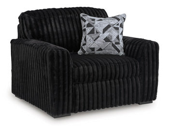Midnight-Madness Oversized Chair - Abundant Home Collections