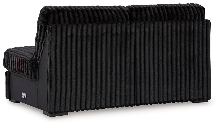 Midnight-Madness Sectional with Chaise - Abundant Home Collections