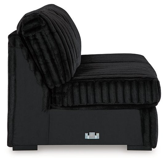 Midnight-Madness Sectional with Chaise - Abundant Home Collections