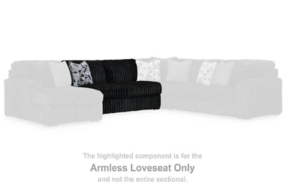 Midnight-Madness Sectional with Chaise - Abundant Home Collections