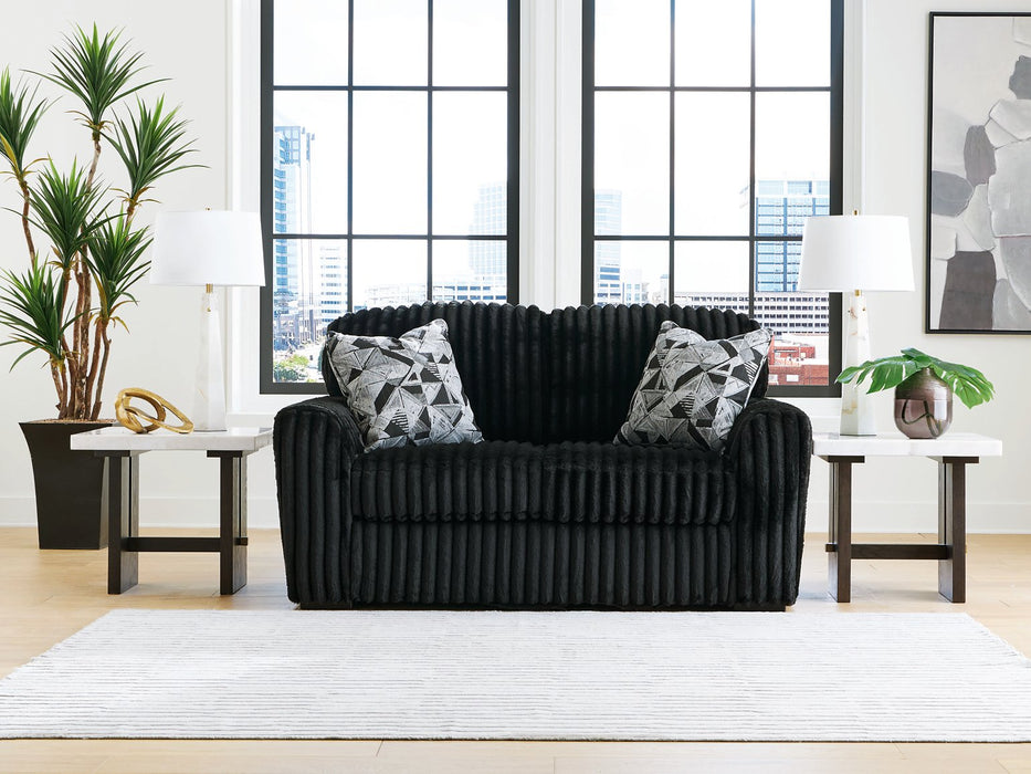 Midnight-Madness Loveseat - Abundant Home Collections