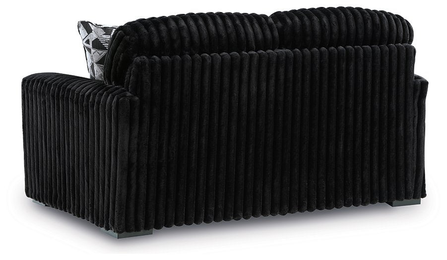 Midnight-Madness Loveseat - Abundant Home Collections