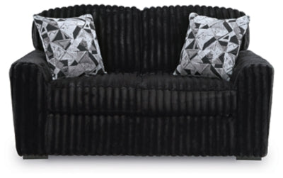 Midnight-Madness Loveseat - Abundant Home Collections