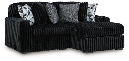 Midnight-Madness Sectional with Chaise - Abundant Home Collections