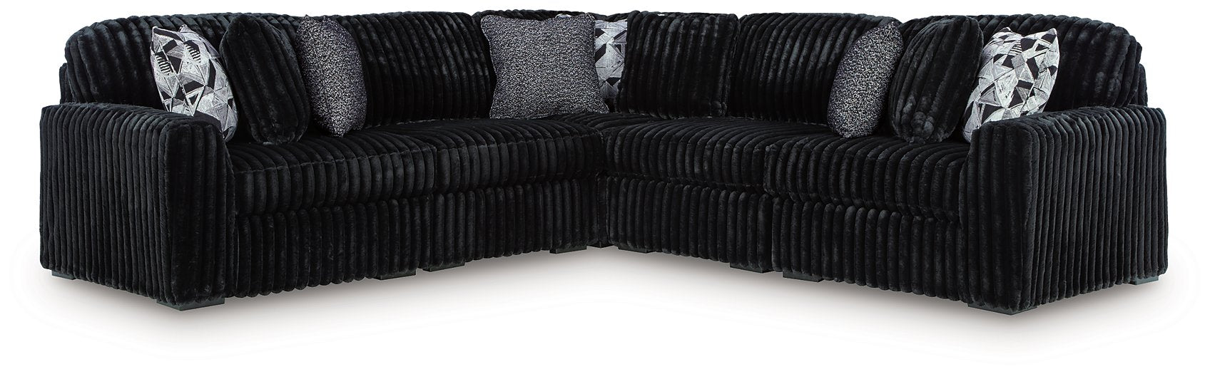 Midnight-Madness Sectional - Abundant Home Collections