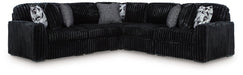 Midnight-Madness Sectional - Abundant Home Collections