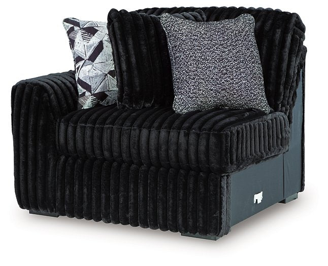 Midnight-Madness Sectional Sofa - Abundant Home Collections