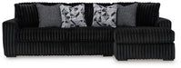 Midnight-Madness Sectional Sofa with Chaise - Abundant Home Collections