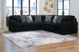 Midnight-Madness Sectional - Abundant Home Collections