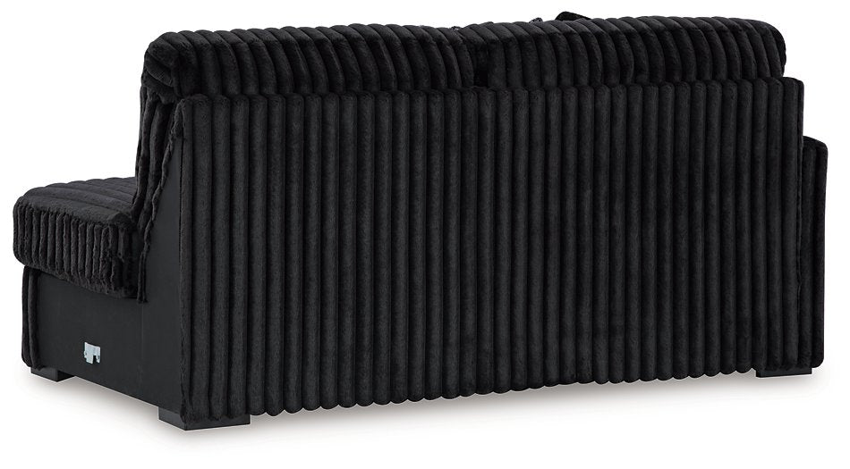 Midnight-Madness Sectional with Chaise - Abundant Home Collections