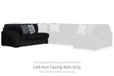 Midnight-Madness Sectional Sofa with Chaise - Abundant Home Collections