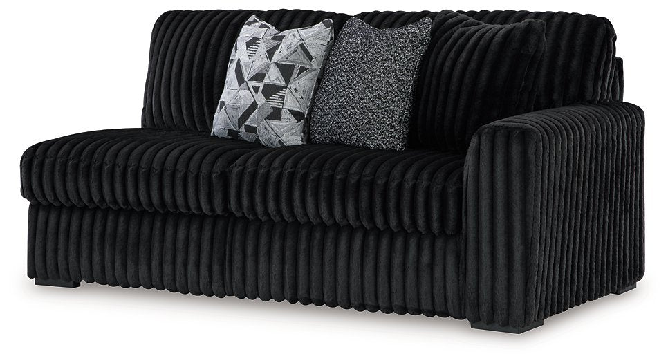 Midnight-Madness Sectional with Chaise - Abundant Home Collections