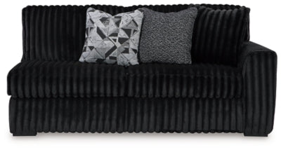 Midnight-Madness Sectional Sofa with Chaise - Abundant Home Collections