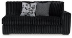 Midnight-Madness Sectional with Chaise - Abundant Home Collections