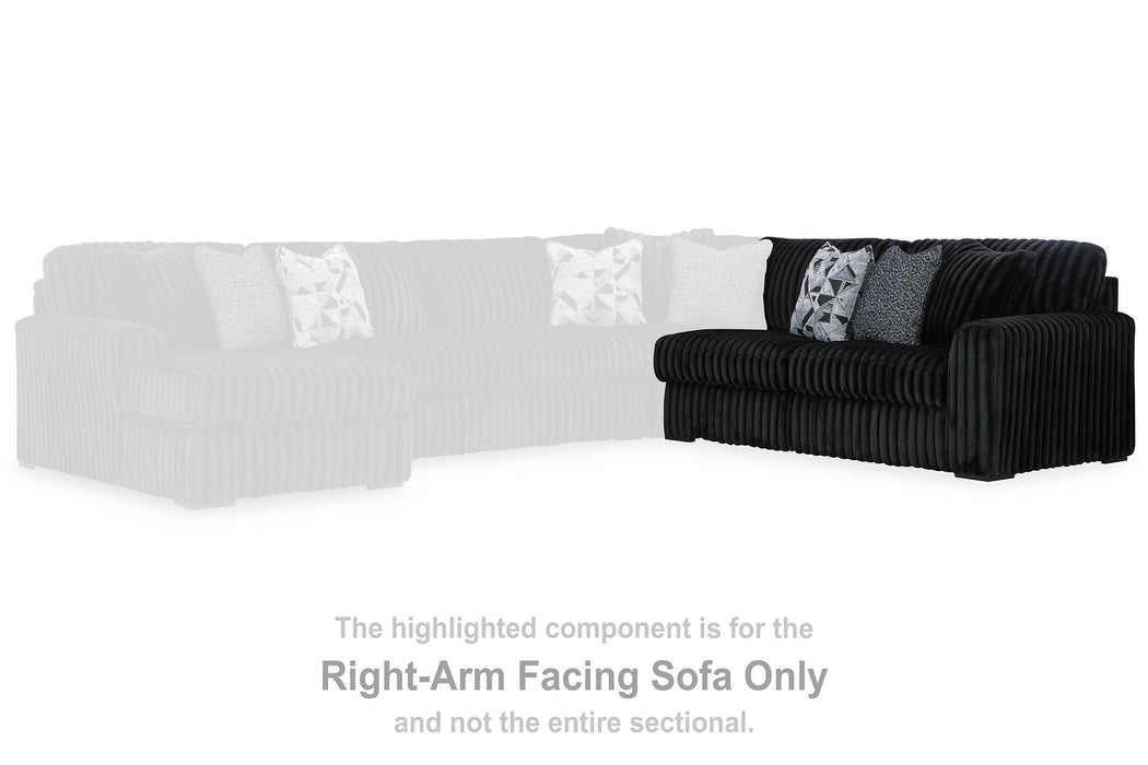Midnight-Madness Sectional - Abundant Home Collections
