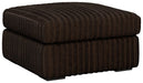 Midnight-Madness Oversized Accent Ottoman - Abundant Home Collections