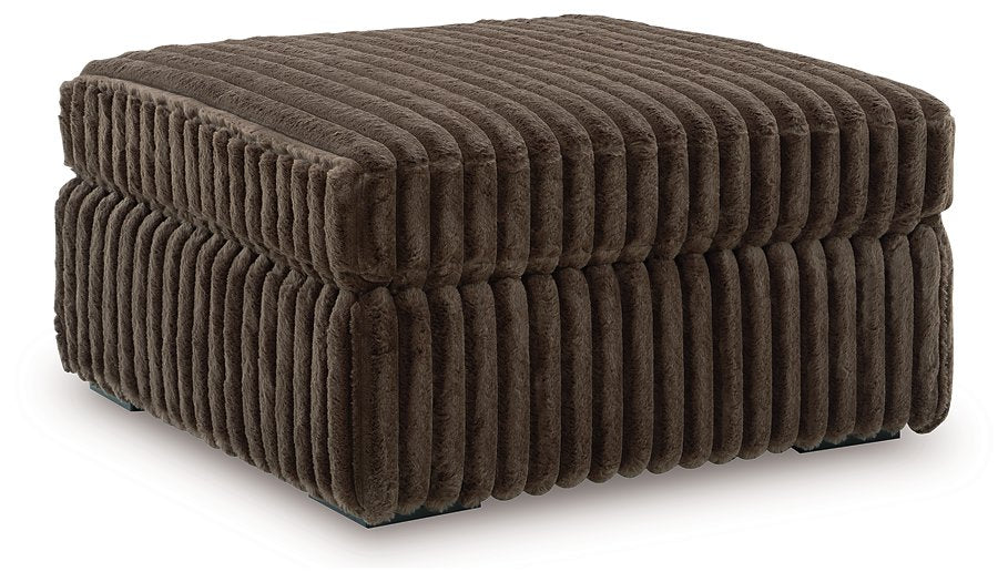 Midnight-Madness Oversized Accent Ottoman - Abundant Home Collections