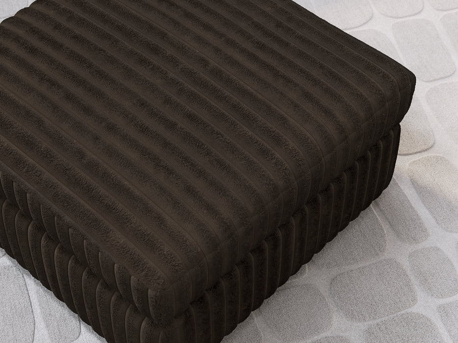 Midnight-Madness Oversized Accent Ottoman - Abundant Home Collections