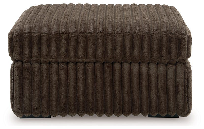Midnight-Madness Oversized Accent Ottoman - Abundant Home Collections