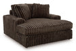 Midnight-Madness Oversized Chaise - Abundant Home Collections