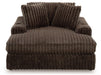 Midnight-Madness Oversized Chaise - Abundant Home Collections