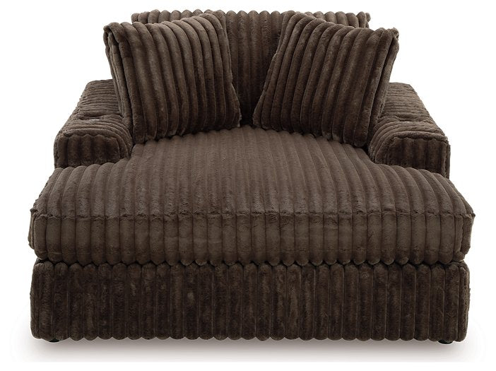 Midnight-Madness Oversized Chaise - Abundant Home Collections