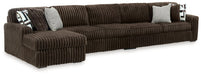 Midnight-Madness Sectional with Chaise - Abundant Home Collections