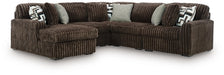Midnight-Madness Sectional with Chaise - Abundant Home Collections