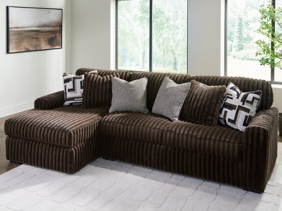 Midnight-Madness Sectional Sofa with Chaise - Abundant Home Collections