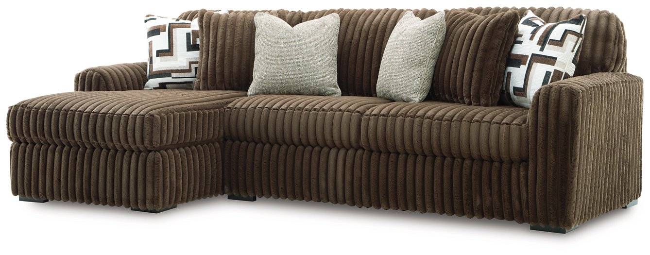 Midnight-Madness Sectional Sofa with Chaise - Abundant Home Collections
