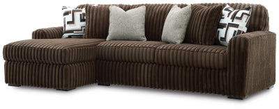 Midnight-Madness Sectional Sofa with Chaise - Abundant Home Collections