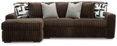 Midnight-Madness Sectional Sofa with Chaise - Abundant Home Collections
